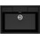Elleci Spazio 900 K86 Black Επικαθήμενος Νεροχύτης Γρανίτη 90x635cm