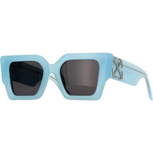 Off White 128S 4007 Γυναικεία Γυαλιά Ηλίου Τετράγωνα Κοκάλινα Μπλε με Μαύρο Polarized Φακό