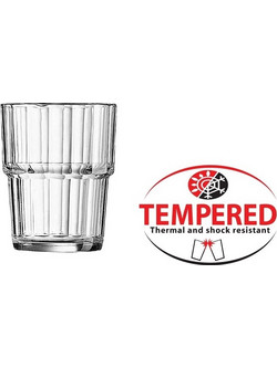 Arcoroc Σετ Ποτήρια Νερού Γυάλινα Norvege 160ml 6τμχ NORVEGE16CL