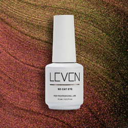 Leven 9D 01 Cat Eye Ημιμόνιμο Βερνίκι Νυχιών 15ml