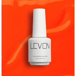 Leven 357 Mandarin Ημιμόνιμο Βερνίκι Νυχιών 15ml
