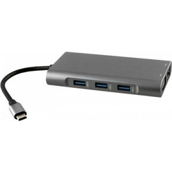 NSP N17 USB-C Docking Station με HDMI 4K PD Ethernet