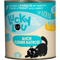 Lucky Lou LifeStage Kitten with Poultry, Trout & Carrot 800gr