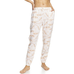 Roxy Υφασμάτινο Γυναικείο Παντελόνι Jogger Relaxed Εφαρμογή Μπεζ ERJX603289-CJJ7