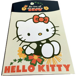 Gim Hello Kitty Τετράδιο Ριγέ B5 40 Φύλλων Μπεζ 335-73400