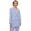 Selected Γυναικείο Σακάκι Μακρύ Υφασμάτινο Oversized Σταυρωτό Γαλάζιο 16092287