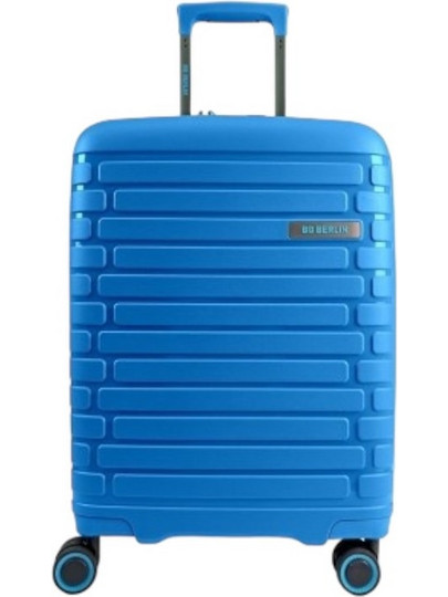 BG Berlin BG003/18 Βαλίτσα Καμπίνας 54x39.5x21.5cm με 4 Ρόδες Μπλε