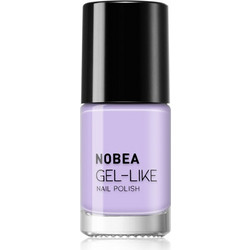 Nobea Day to Day Gel Like Blue Violet N61 Gloss Βερνίκι Νυχιών Μακράς Διαρκείας 6ml