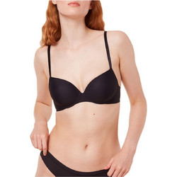 Triumph Pure Micro Σουτιέν Balconette Push Up με Μπανέλα Μαύρο 10217445-0004