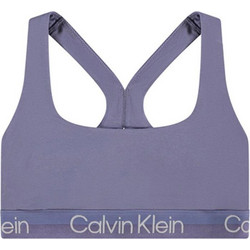 Calvin Klein Αθλητικό Μπουστάκι με Μέτρια Στήριξη Μωβ 000QF6684E-VDD