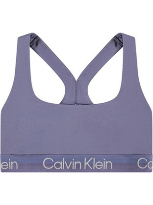 Calvin Klein Αθλητικό Μπουστάκι με Μέτρια Στήριξη Μωβ 000QF6684E-VDD