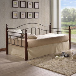 Pakoworld Nika Καναπές-κρεβάτι Μεταλλικό Μονό 90x190cm 330-000012
