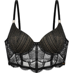 Dorina Bailey Bralette Push Up με Μπανέλα Μαύρο FXBT0006LA165-BK0004