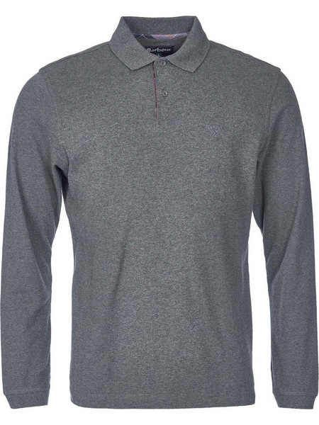Barbour Ανδρική Μπλούζα Polo Μακρυμάνικη Γκρι MML0705-GY73