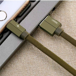 Remax RC-094i Braided USB-A to Lightning Cable 2m Green RC-094I