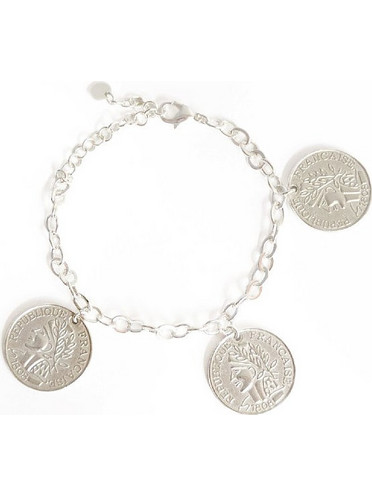 Farma Bijoux Γυναικείο Βραχιόλι Αλυσίδα Ασημί 8058056812476