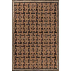 Ted Baker Monogram Χαλί Ορθογώνιο Καλοκαιρινό 200x280cm 455811 Light Brown