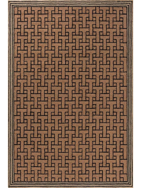 Ted Baker Monogram Χαλί Ορθογώνιο Καλοκαιρινό 200x280cm 455811 Light Brown