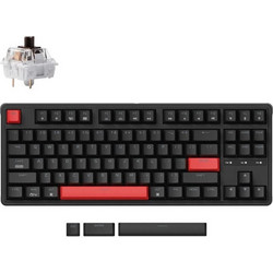 Keychron C3 Pro QMK/VIA Hot Swappable Μηχανικό Gaming Πληκτρολόγιο TenKeyLess με Keychron Brown Διακόπτες Black