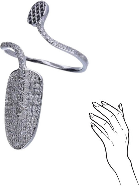 The Gem Stories Γυναικείο Δαχτυλίδι από Ασήμι 925 με Ζιργκόν II555511