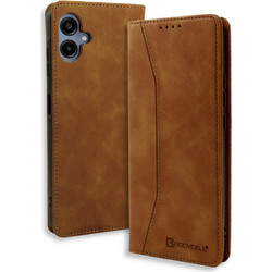Bodycell Pu Leather Book Brown (Samsung Galaxy A06)