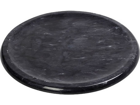 Espiel Πιάτα Ρηχά Μαρμάρινα Μαύρα 15cm 3τμχ FAV204