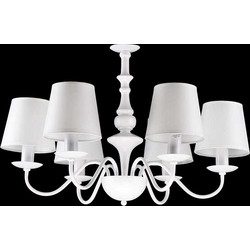 Home Lighting Κρεμαστό Φωτιστικό Οροφής Πολύφωτο Λευκό 77-8086