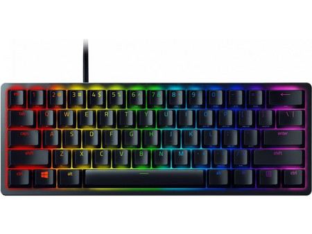 Razer Huntsman Mini Μηχανικό Gaming Πληκτρολόγιο 60% με Razer Linear Optical Διακόπτες RGB Black