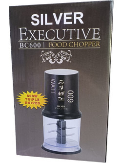Silver Executive BC600 Πολυκόπτης 600W 500ml Μαύρος