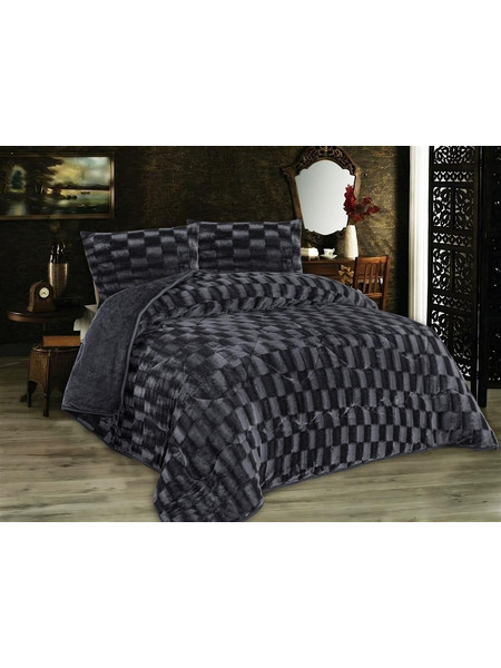 Dimcol Κουβερτοπάπλωμα Υπέρδιπλο 220x240 1940 Grey Black