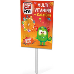 Dr. Frei Multi Vitamins & Calcium Γλειφιτζούρι Πορτοκάλι 1τμχ
