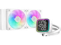 Deepcool LD240 White Υδρόψυξη CPU 120mm ARGB για Socket 115x / AM4 / 1200