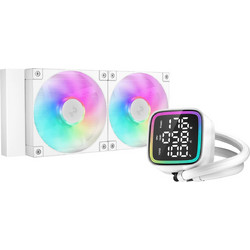 Deepcool LD240 White Υδρόψυξη CPU 120mm ARGB για Socket 115x / AM4 / 1200