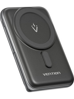 Vention FHNB0 Wireless Magsafe Power Bank 10000mAh 20W με Θύρα USB-C Black
