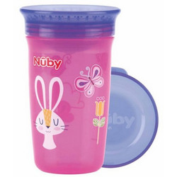 Nuby Bunny Εκπαιδευτικό Ποτήρι Pink 300ml