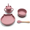 Lorelli Βρεφικό Σετ Φαγητού Σιλικόνης Pink 4τμχ Lorelli Βρεφικό Σετ Φαγητού Σιλικόνης Pink 4τμχ