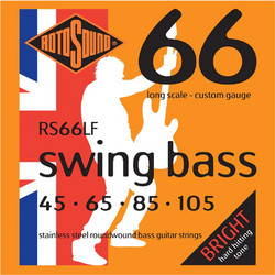 Rotosound RS66LF Swing Bass Σετ 4 Χορδές Ηλεκτρικού Μπάσου 45-105" Medium Tension