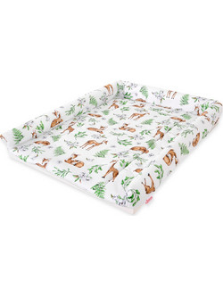 Bobono Deer Κάλυμμα Αλλαξιέρας Μωρού 74x55cm Λευκό