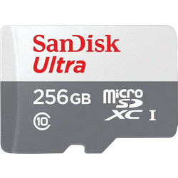 Sandisk Ultra microSDXC 256GB Class 10 U1 UHS-I 100MB/s