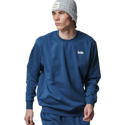 Body Action Fleece Crewneck Ανδρικό Αθλητικό Φούτερ Royal Blue 063420-01