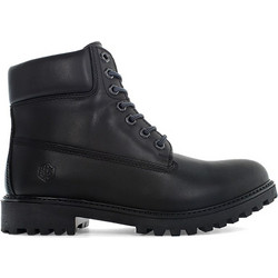 Lumberjack Main River 2 Ανδρικά Αρβυλάκια Δερμάτινα Μαύρα SMH6901-001B01