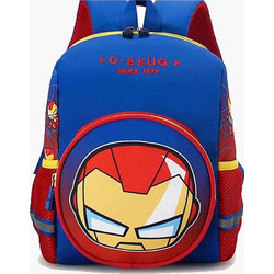 Bartuggi Iron Man Σχολική Τσάντα Πλάτης Νηπιαγωγείου Μπλε Κόκκινη