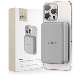 Tech-Protect PB11 Wireless Magsafe Power Bank 10000mAh 15W με Θύρα USB-C Titanium