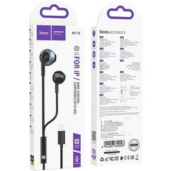 Hoco M115 Sagacious Handsfree Earbud USB-C Black