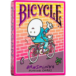 Bicycle Brosmind Four Gangs Τράπουλα Χάρτινη Ροζ 10023018
