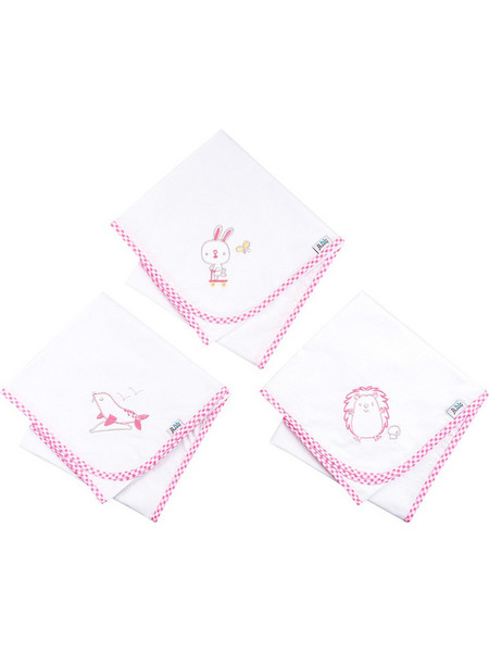 BunnyBebe Bunny Πάνα Αγκαλιάς Χασέ Ροζ 90x90cm
