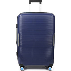 Dielle 180/60 Βαλίτσα Μεσαία 66x44x28cm με 4 Ρόδες Μπλε