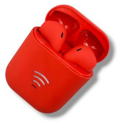 V81 Ακουστικά Bluetooth Earbud Red