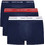 Tommy Hilfiger Premium Essentials 3 Ανδρικά Μποξεράκια Σετ 3Pack Navy Μπλε 1U87903842-904