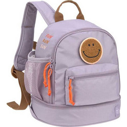Laessig Mini Little Gang Σχολική Τσάντα Πλάτης Νηπιαγωγείου Λιλά 12030517010